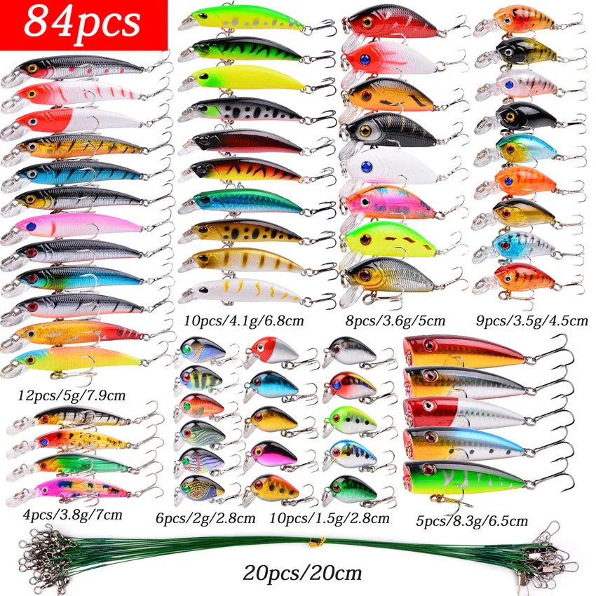 Artificial Bionic Crank Lures Fishing Lure Set